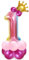 1er Anniversaire Fille Ballon, Ballon Chiffre 1 Rose, Ballon Helium Numéro Rose, Ballon 1 Ans Fille, Ballons Anniversaire 1 an, Anniversaire Fille 1 an Parti Décoration