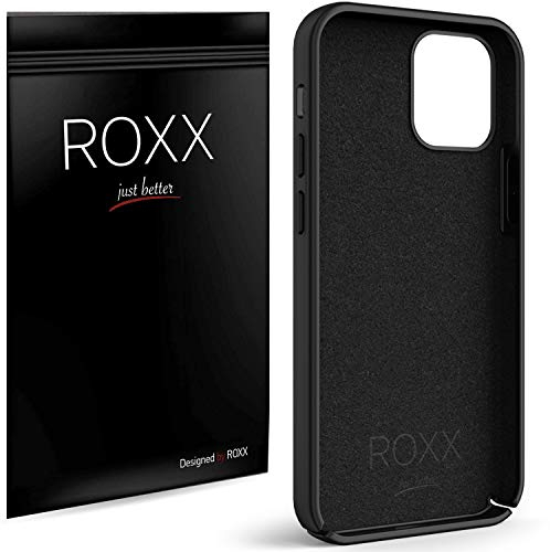 Roxx Slim Case Hardcase mit Innenschutz & Displayschutz | Kompatibel mit Apple iPhone 12 Pro Max (6,7 Zoll)