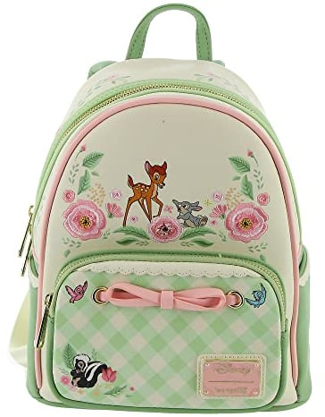 Loungefly Disney Bambi Springtime Damen-Umhängetasche, Gingham-Muster, Doppelriemen