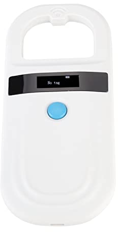 Chip Lesegerät, Hund Microchip Scanner Id Reader USB Wiederaufladbarer Chipleser Haustier Chiplesegerät Oled Anzeige 128 Stück Tag Informationsspeicher Portable Handheld Tier Für Katzen Tierverfolgung