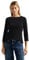 Cecil Damen Basic Boatneck T-Shirt, Black, M