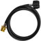 Flame King YSN-QCC-1LBa 4 Ft Propane Gas Hose Extension, Adapt from 1lb Bottles to Larger Tanks 20lb, Black