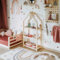 House shaped shelf - Wooden house shelf - Montessori bookshelf - Nursery shelf (Pine wood)