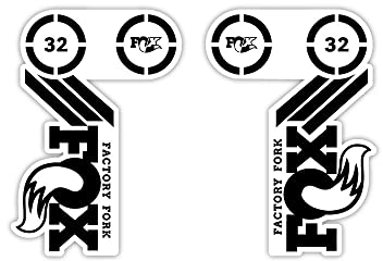 STAR SAM Aufkleber für Fox 32 Factory Serie 2015 - 29 Zoll, Schwarz, 1 cm