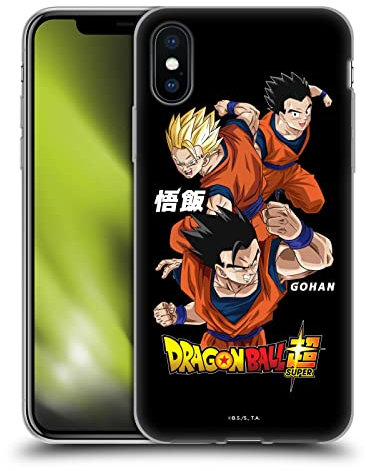 Head Case Designs Officially Licensed Dragon Ball Super Gohan Universe Survival Characters Gel Case [Military Grade Protection] Compatible with Apple iPhone X/iPhone XS and Compatible with MagSafe