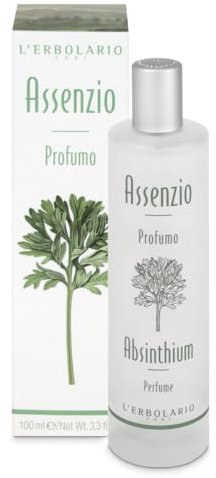 L'Erbolario Assenzio Eau de Parfum - Profumo Unisex - Adatto come Profumo Uomo e Profumo Donna - Fragranza Aromatica e Legnosa - Made in Italy - 1 Flacone da 100ml