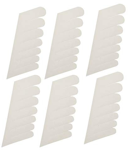 Nail Repair Fiberglass Silk Wrap, 6 Pieces Adhesive Reinforce Nail Protector Stickers for UV Gel Nails