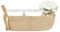 Mkono Kleiner Aufbewahrungskorb für Toilettenbehälter, Badezimmerdekoration, gewebtes Seil Toilettenpapiertablett für Regal, Schlafzimmer, Wohnzimmer, Jute, 1 Stück, 33 x 15,2 cm