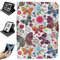 Étui Détachable Universel pour 6'' Nouveau Kindle 2024/2022, Kobo Nia/Clara 2E / Clara HD, Léger Housse de Protection avec Angles de Vision Multiples - Papillon