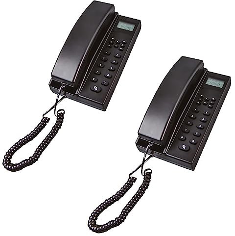 PANDAAR Intercoms Wireless for Home, Hands-Free Home Intercom Systems, 3280ft Long Range Wireless Intercom System for Business Office House Cordless Phones Intercoms (2 Pack,Black)
