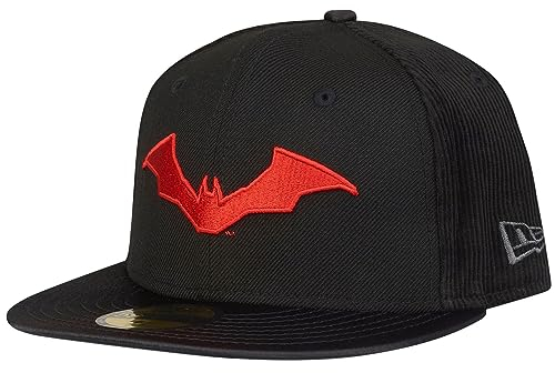 New Era 59Fifty Fitted Cap The Batman Satin schwarz - 7 1/4