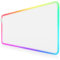 CSL - XXL RGB Gaming Mouse Mat - LED Desk Pad - 900x400 mm Oversize - XXL Mouse Pad - LED Multi colour - 11 lighting modes - 7 LED colours plus 4 effect modes - washable - White
