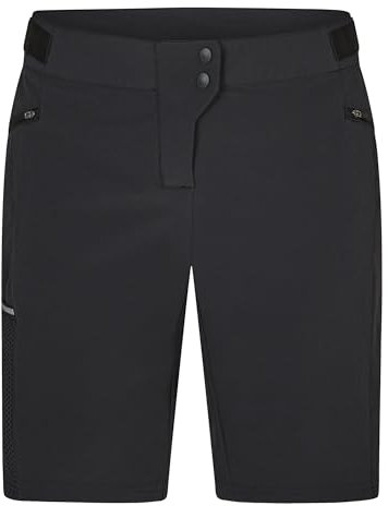 Ziener Damen NEXITA X-Function Fahrrad-Shorts mit Innenhose - Mountainbike/Outdoor/Freizeit - atmungsaktiv,schnelltrocknend,gepolstert, Black, 42