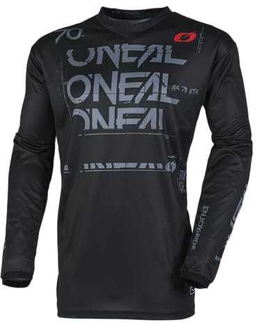 O'NEAL ELEMENT Jersey STATIC Black/Neon yellow L