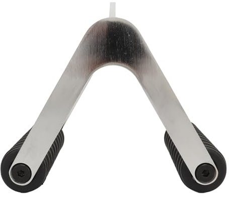 HELEVIA V-förmiger Griff, Verchromt, V-Pull-Rudergerät, Zubehör Oberkörper-Kraftgeräte das Heim-Fitnessstudio