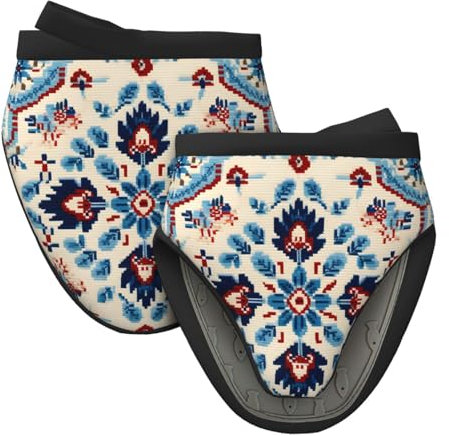 Ofenhandschuhe aus Silikon, hitzebeständige Handschuhe, Pixel-Totem-Ofenhandschuhe, Mini-Ofenhandschuh, Küchenzubehör