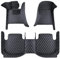 YIBAJIO Custom Auto FußMatten,für Mercedes EQE SUV 2023-2024 X294 PU Leder Auto Fußmatten Automatten Allwetter Leder Vorne Hinten Automatten Auto Matte Car Mats,B