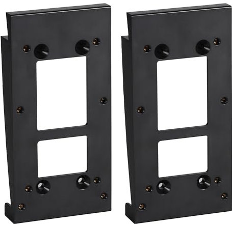 Vinyl Siding Doorbell Mount Angle Adjustment Compatible with Ring Video Doorbell 2 (2020 Release)/ 3Plus/ 4,Battery Doorbell Pro/ Plus,and 1St Gen (4-inches Standard Vinyl Siding Only)- 2 Pack