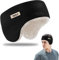 BSITSSS Ohrenwärmer Herren Damen, Winter Ohrenschützer, Schwarz Stirnband Ohrenschutz, Warmes Earmuffs, Moden Ear Warmers für Laufen, Yoga, Skifahren, Reiten, Fahrrad, Ohrabdeckung