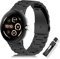 ToVioc Correa Compatible con Google Pixel Watch 3 45mm, Caballero Elegante, Correa de Reloj de Metal de Acero Inoxidable, para Google Pixel Watch 3 45mm - Negro