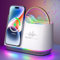 AUYLE Night Light Bluetooth Speaker,Wireless Charger Stand LED Music Lamp,Touch Control Dimmable with Dynamic Colored Bluetooth Lamp, Best Teenage Girls Boys Gifts for Teen