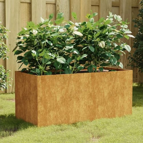 LLEZKBR Mobile Select-Fioriera 80x40x40 cm Acciaio Corten