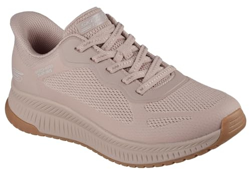 Skechers Damen Bobs Squad 4Schuhe | Sportlich, bequem und zum Reinschlüpfen. Mit Memory Foam für hohen Komfort. Skechers BOBS Squad 4 mit Memory Foam und Heel.