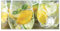 Küchenbild aus Acrylglas modernes Wandbild Glasbild Deko Küche XXL Bild wie Glas | 120x60cm Zitronenwasser mit Minze und Gurke, erfrischende Zitronen im Glas