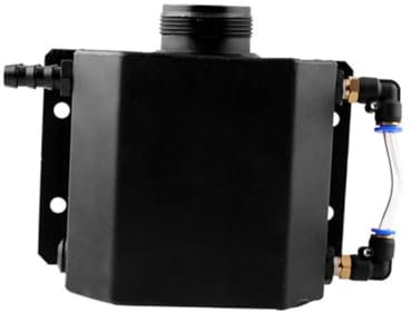 MUCKLILY Aluminium 1 L pour Voiture Réservoir d'Huile de Bouchon de Vidange Solide Compatible Plupart des Voitures