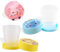 3 Pezzi Bicchiere Pieghevole da Viaggio, Bicchiere Portatile per Bambini, Bicchieri Richiudibili da Viaggio,Bicchiere Pieghevole in Silicone Alimentare, Adatto per Viaggi Picnic Sport Campeggio