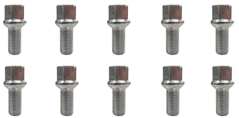 TRACER 10x Radschrauben M14x1.5 Kugelbund R13 37mm | Schlüsselweite 17mm kompatibel mit Seat Alhambra II 71 Alhambra II 4Drive 71 Alhambra