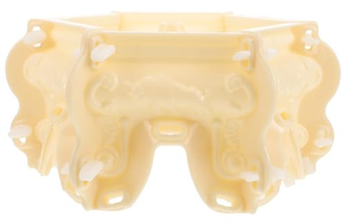 BESPORTBLE Stampo Fai da Te per Vasi di Fiori in Plastica Riutilizzabile, Stampi per Vasi da Piantagione in Cemento, Base per Fioriere Decorative per Giardinaggio e Creazioni Artistiche