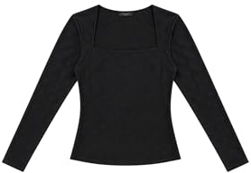 GUESS Langarmshirt, Schwarz , S