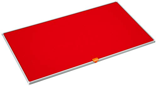 Nobo 1905310 Widescreen Filz-Notiztafel 32″ Rot