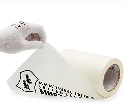 Finest Folia 50 Meter Gronal Ultratape HT Rapid High Track Übertragungsfolie Applicaton Tape Transferfolie Übertragungspapier (Papier Rapid HT, 10cm breite)