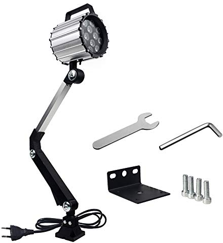 LED Werkzeug Drehmaschine Lampe Maschinenleuchte Lange Arm 12W 110V 220V Arbeitsleuchte einstellbar Wasserdicht Arbeitsscheinwerfer