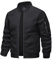KEFITEVD Hommes Printemps Moto Cargo Jacket Casual Mince Baseball Sport Manteau De Mode Outwear Armée Dogfight Vestes,Noir,XL/étiquette taille 2XL