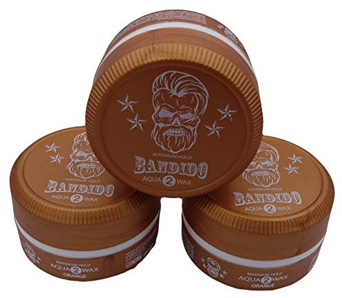 Bandido Aqua Hair Wax Nr.1-8 Matt Fiber Haarwachs Haar Styling Wachs Herren Haargel 150ml Gel Wax (3x 150ml, Nr.2)