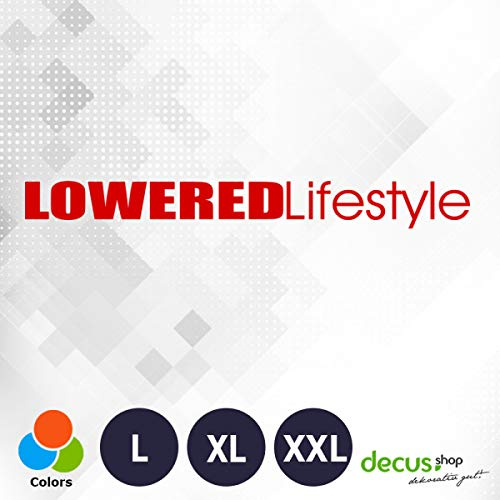 Decus Shop Lowered Lifestyle XXL 2140 (rot) // Sticker OEM JDM Style Aufkleber
