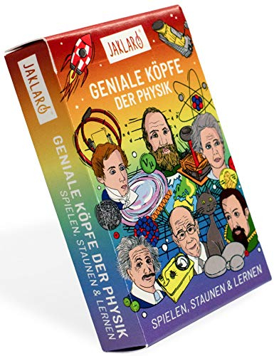 JAKLARO! Geniale Köpfe der Physik, das schlaue Kartenspiel für die ganze Familie und alle Physik-Fans!