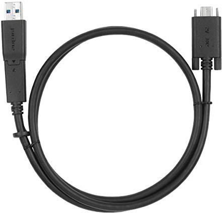 Targus 1 m USB-C-Stecker mit Schraube auf USB-C-Stecker, Kabel mit USB-A-Haltegurt – ACC1133GLX