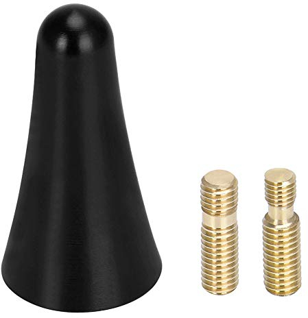 Autoantenne, Asudaro Universal Kfz Antenne 40mm Kurze Auto Antenne Aluminium Autoantenne Schraube Metall Kurze Dachkappe Antenne Auto Modifikationsteile Dachantenne,Schwarz