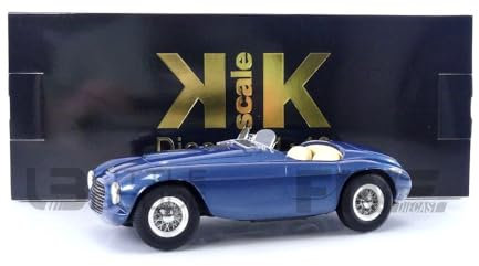 KK Scale KKDC180912 - Ferrar. 166 Mm Barchetta Blue Metallic 1949 - maßstab 1/18 - Sammlerstück Miniatur