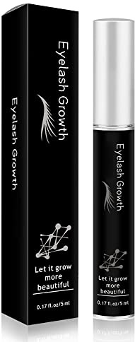 ISAKEN Eyelash Serum, 5ml Wimpernserum Augenbrauen Serum für Lange Wimpern,Lashes Wimpern Serum zur Wimpernverlängerung, Pflegendes Wimpernwachstumsserum für Dicke