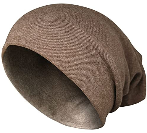VIAUMBR Beanie Mütze Damen Winter Funktionsmütze Herren Haube Dünn Outdoor Wandern Herbst Braun