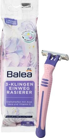 Balea Einwegrasierer 3-Klingen, 8 St