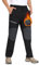 MoFiz Herren Wanderhose Warm Gefüttert Outdoorhose Wasserdicht Skihose Softshellhose Winddicht Arbeitshose für Winter A- Schwarz EU 3XL