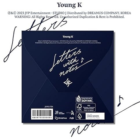 YOUNG K [LETTERS WITH NOTES] 1st Full Album ( DIGIPACK Ver. ) K-POP SEALED
