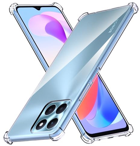 Anoowkoa Custodia Cover per Honor X6a CASE, Ultra Sottile Morbido TPU Trasparente Silicone Antiurto Protettiva Case Custodia con Assorbimento degli Urti e Anti-Graffio (Trasparente)