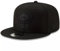 New Era NFL 9FIFTY Black On Black Adjustable Snapback Hat Cap One Size Fits All, Green Bay Packers, Einheitsgröße